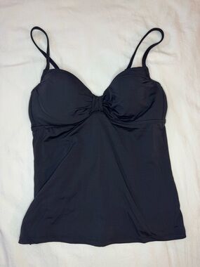 LOFT Black Women's Swim Tankini Top
